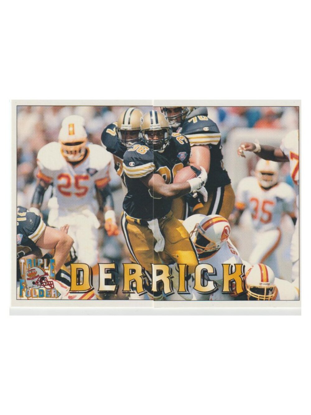 Derrick Ned 1994 Pacific Trading Cards Triple Folder – Ungraded – Saints